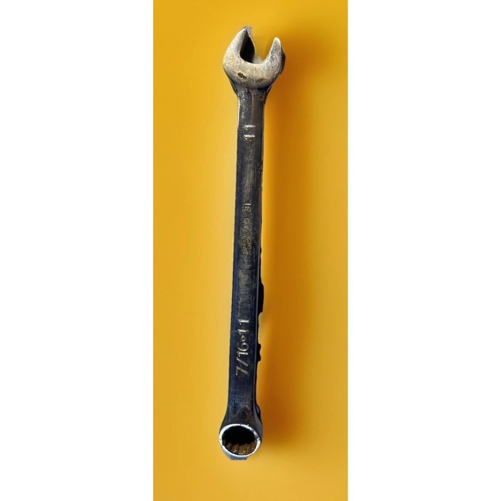 7/16/11mm SAE COMBINATION BOX OPEN END WRENCH Cobalt USA 12 Point